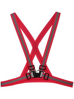 Жилет сигнальный, светоотражающий с регулируемым размером, розовый