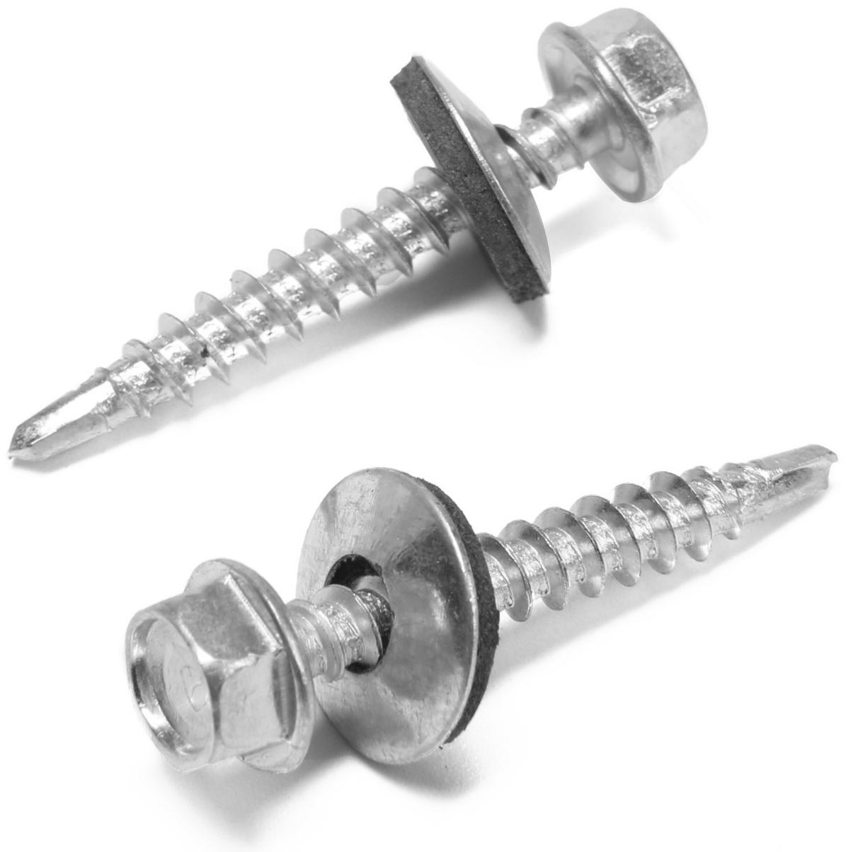 Саморезы кровельные 4,8х35 мм, оцинкованные, 250 шт.