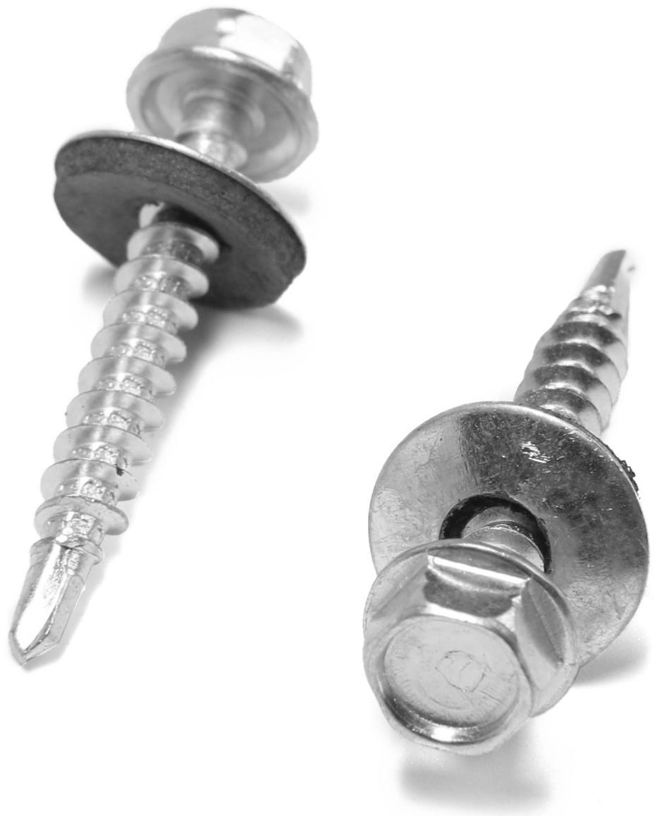 Саморезы кровельные 4,8х35 мм, оцинкованные, 250 шт.