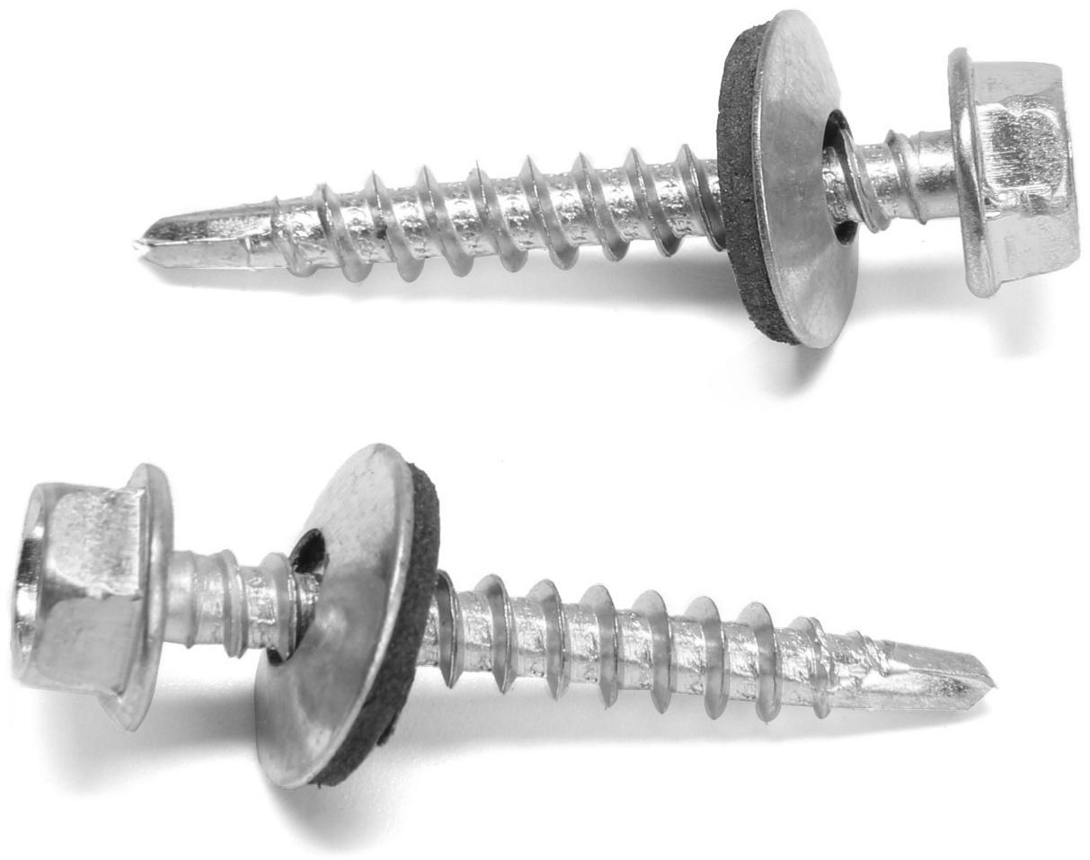 Саморезы кровельные 4,8х35 мм, оцинкованные, 250 шт.