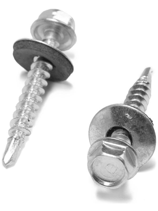 Саморезы кровельные 4,8х35 мм, оцинкованные, 250 шт.