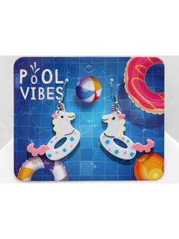 Серьги акрил 