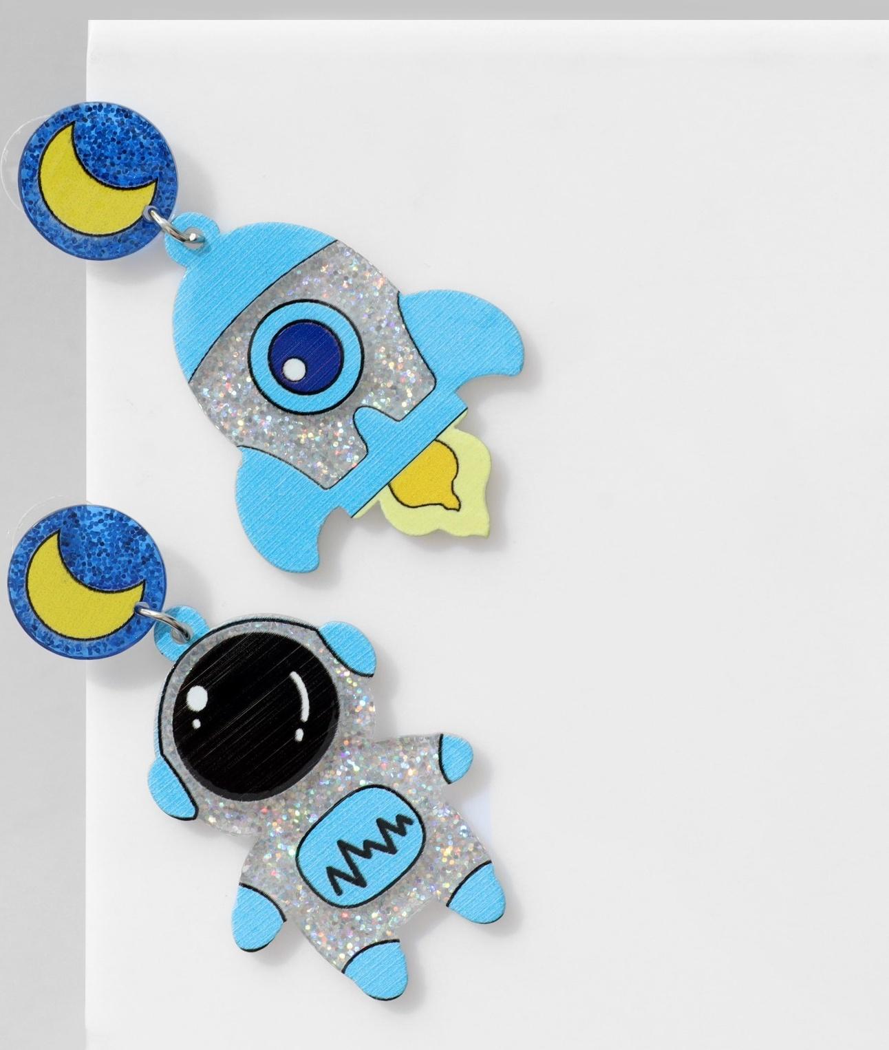 Серьги акрил 