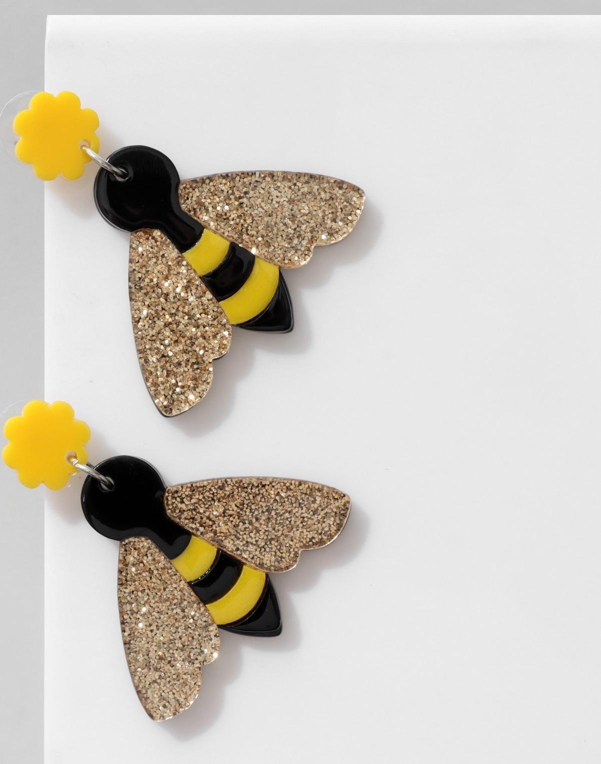 Серьги акрил 