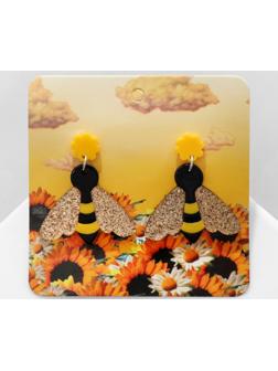 Серьги акрил 