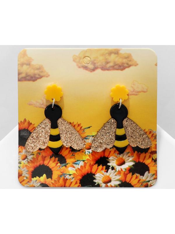 Серьги акрил 