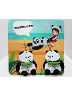 Серьги акрил 