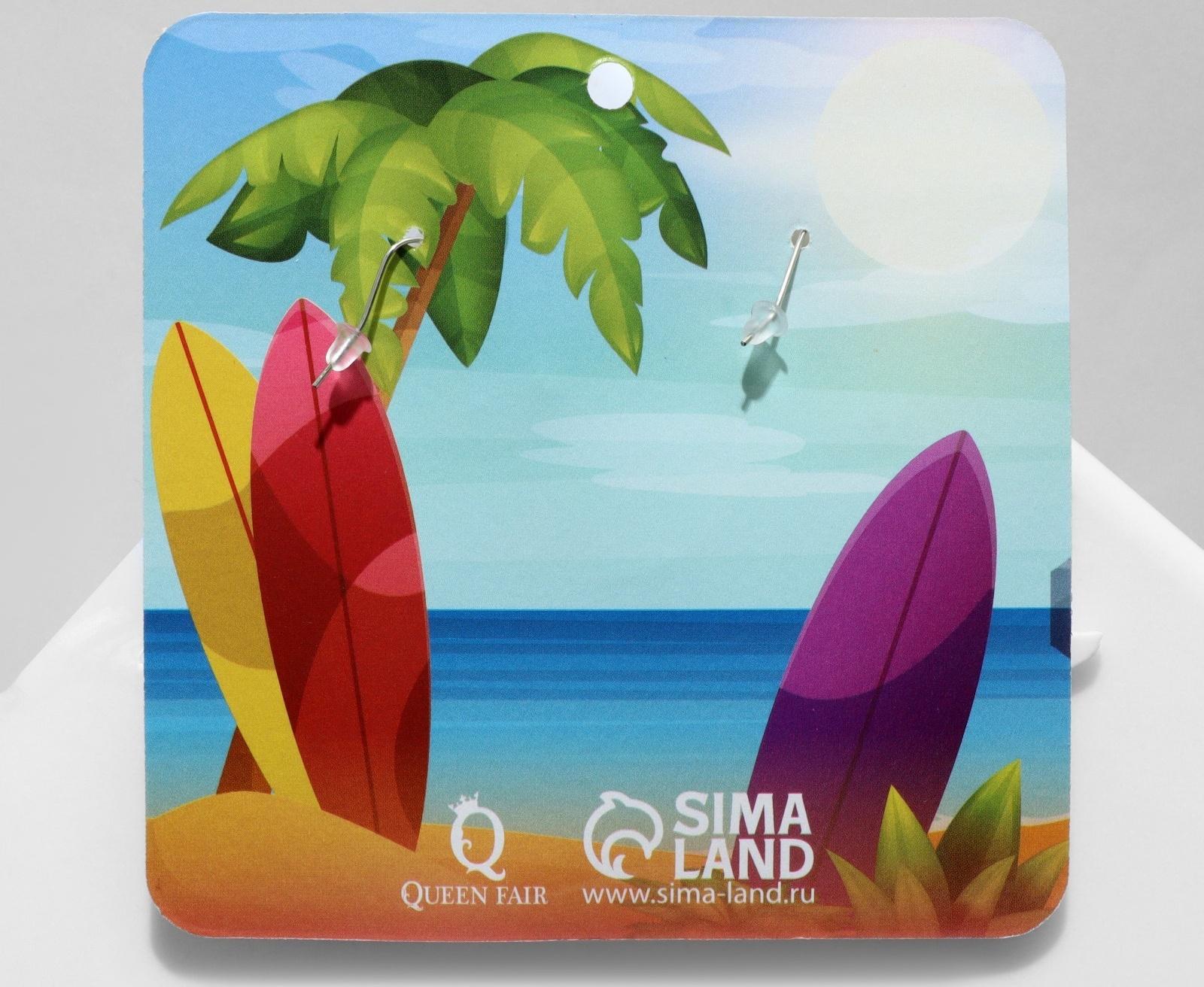 Серьги акрил 