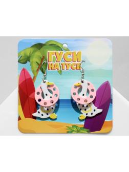 Серьги акрил 