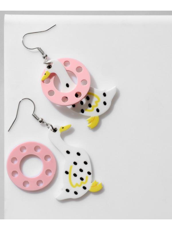 Серьги акрил 