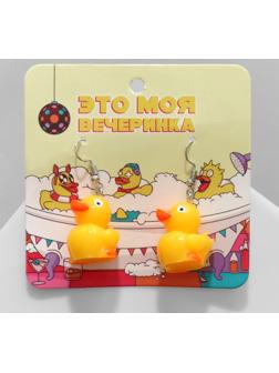 Серьги пластик 