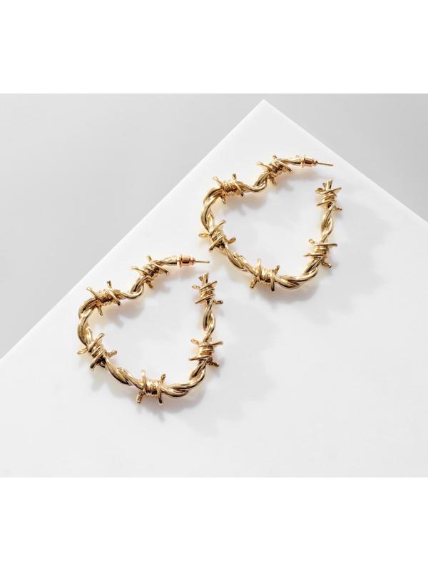 Серьги металл 