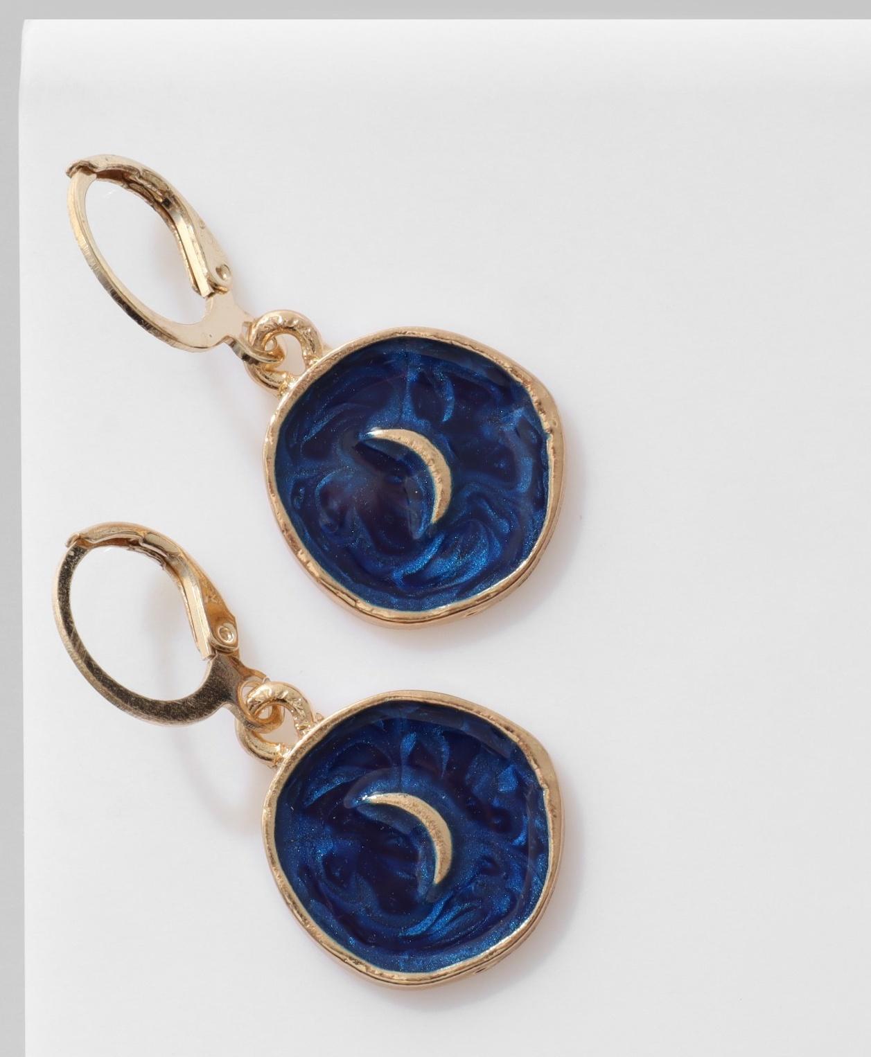 Серьги эмаль 