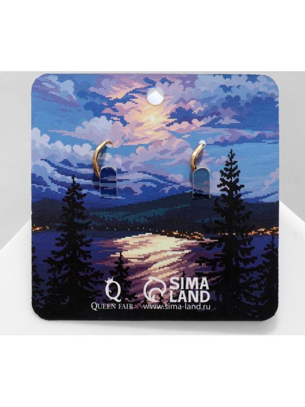 Серьги эмаль 