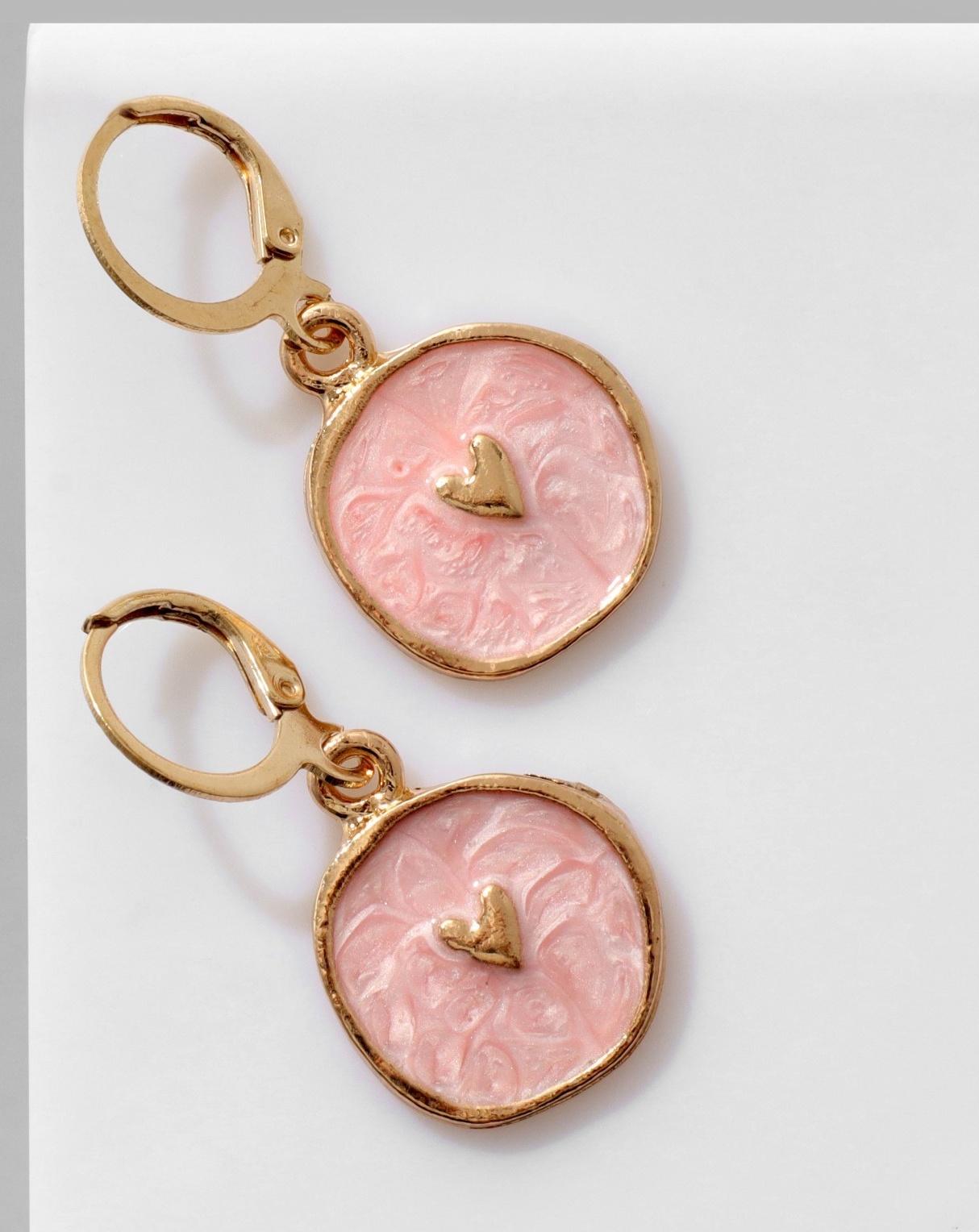 Серьги эмаль 