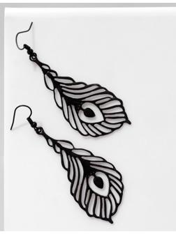 Серьги висячие 