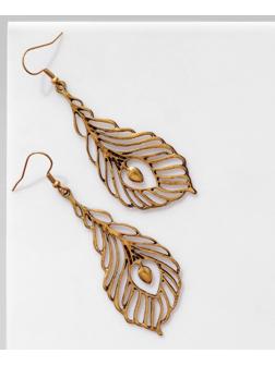 Серьги висячие 