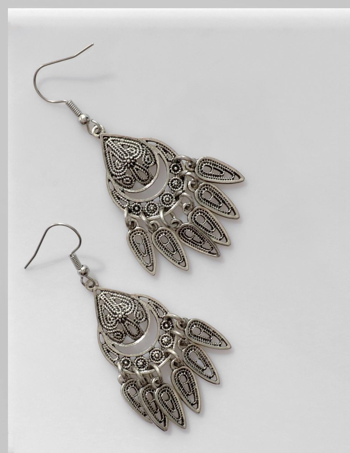 Серьги висячие 