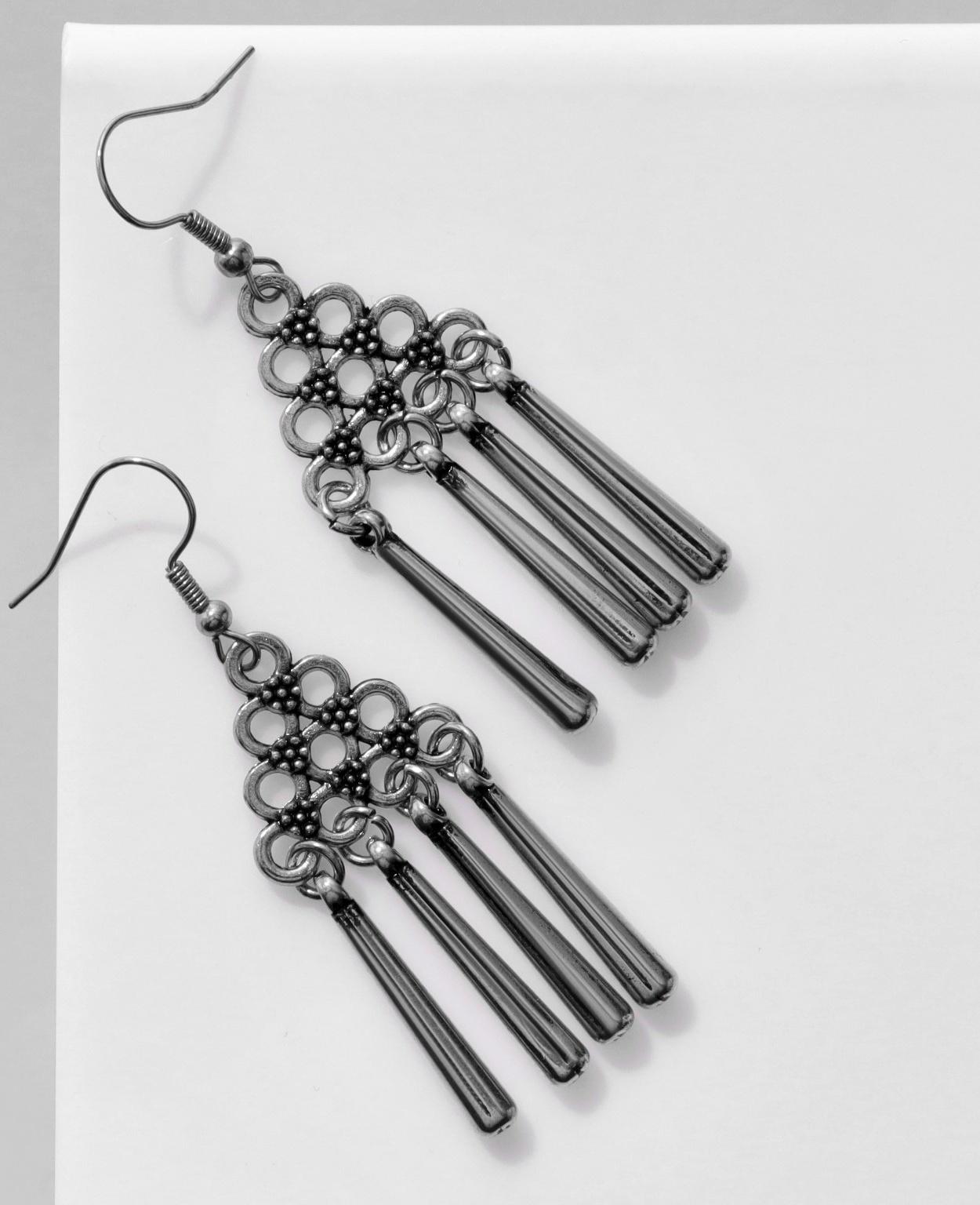 Серьги висячие 