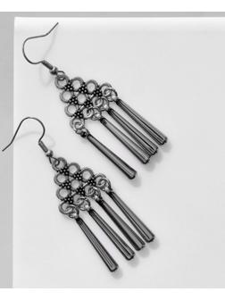 Серьги висячие 