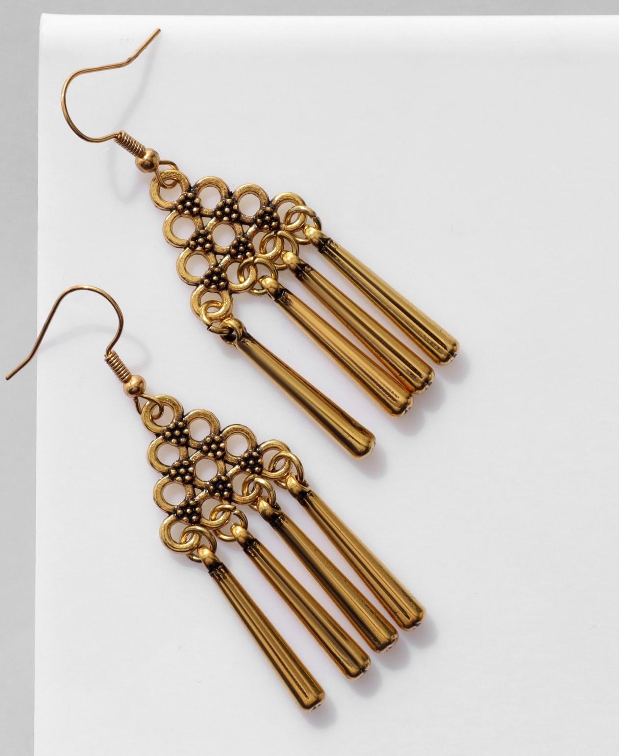 Серьги висячие 