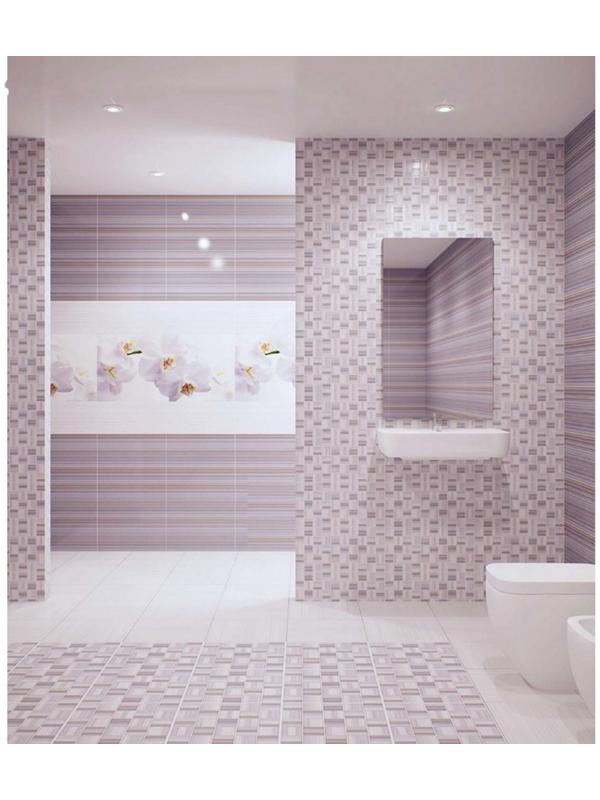 Облицовочная плитка Меланж голубой 50х25см 10-11-61-440-а (в упаковке  1 кв.м)