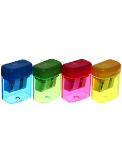 Точилка МИКС с контейнером двойная Классика