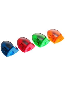 Точилка МИКС с контейнером Треугольник (штрихкод на штуке)