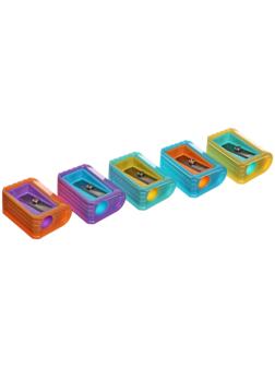 Точилка МИКС Пастель ребристая (штрихкод на штуке)