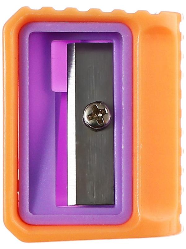 Точилка МИКС Пастель ребристая (штрихкод на штуке)