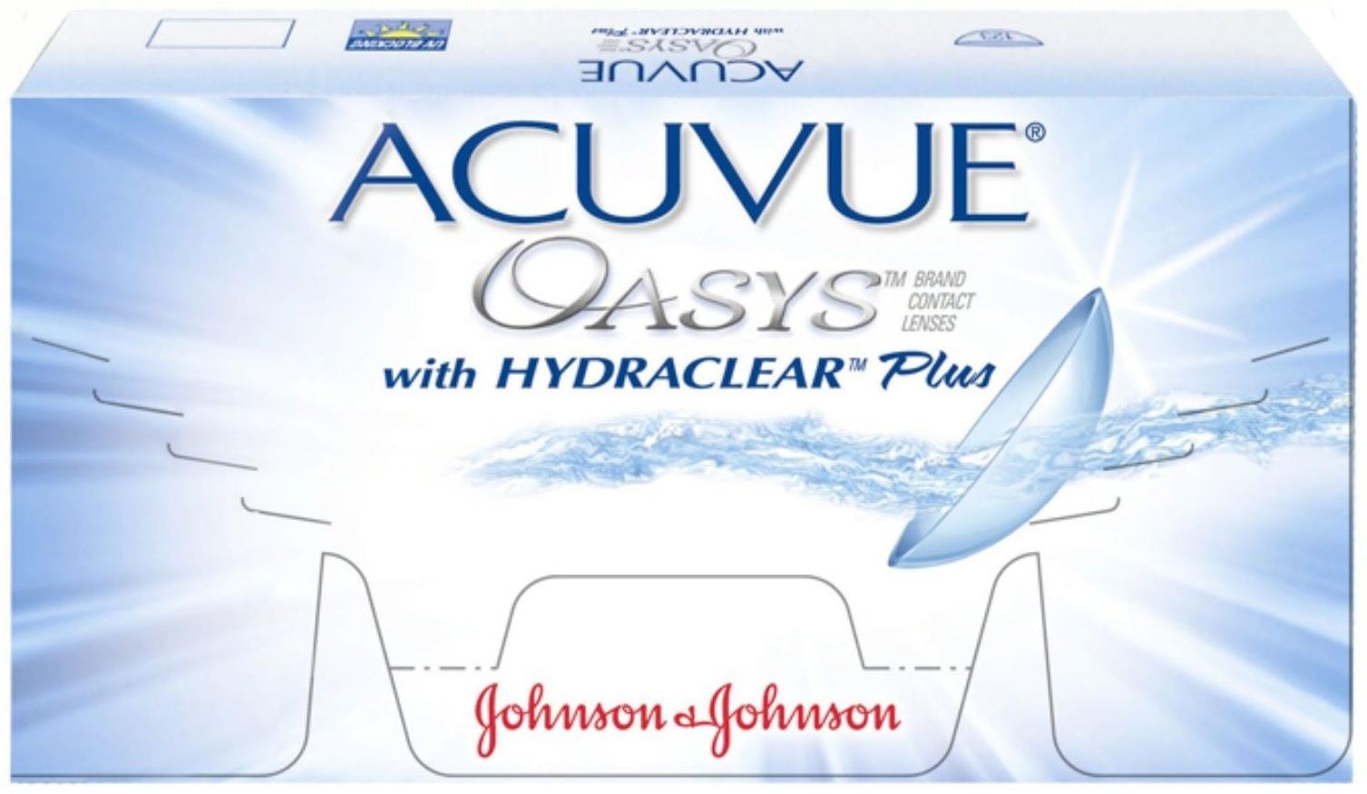 Контактные линзы Acuvue Oasys, 7,5/8,4, в наборе 6шт
