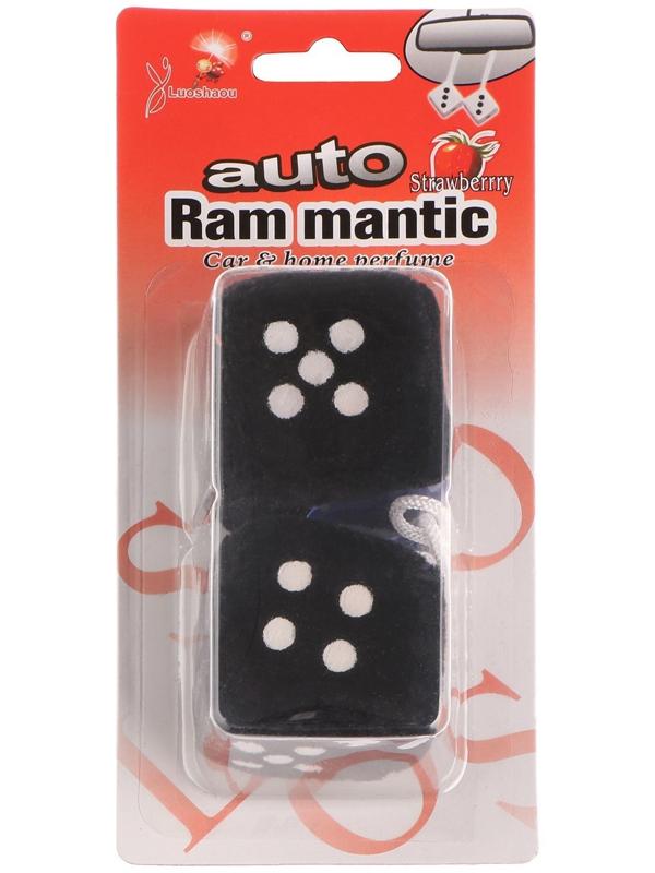 Ароматизатор подвесной, Кубики, спелая клубника