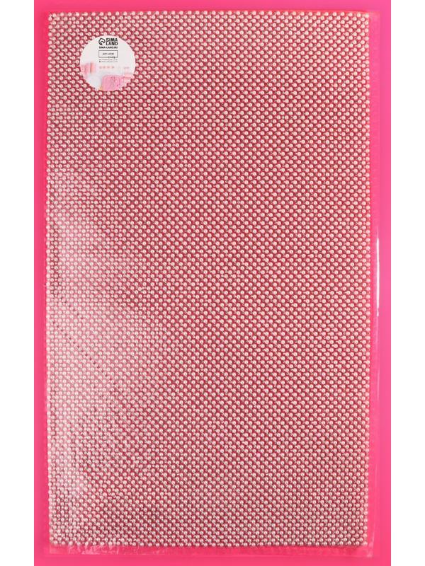 Жемчуг со стразами термоклеевой, 40 × 24 см, цвет белый