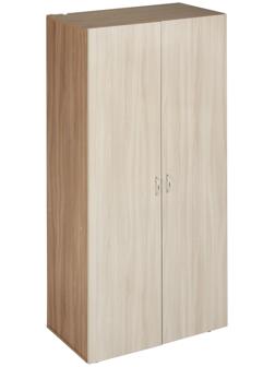 Шкаф 2-х дверный, 800х420х1900, Ясень шимо светлый/Темный