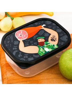 Ланч-бокс «Обед настоящего мужика», 0.5 л