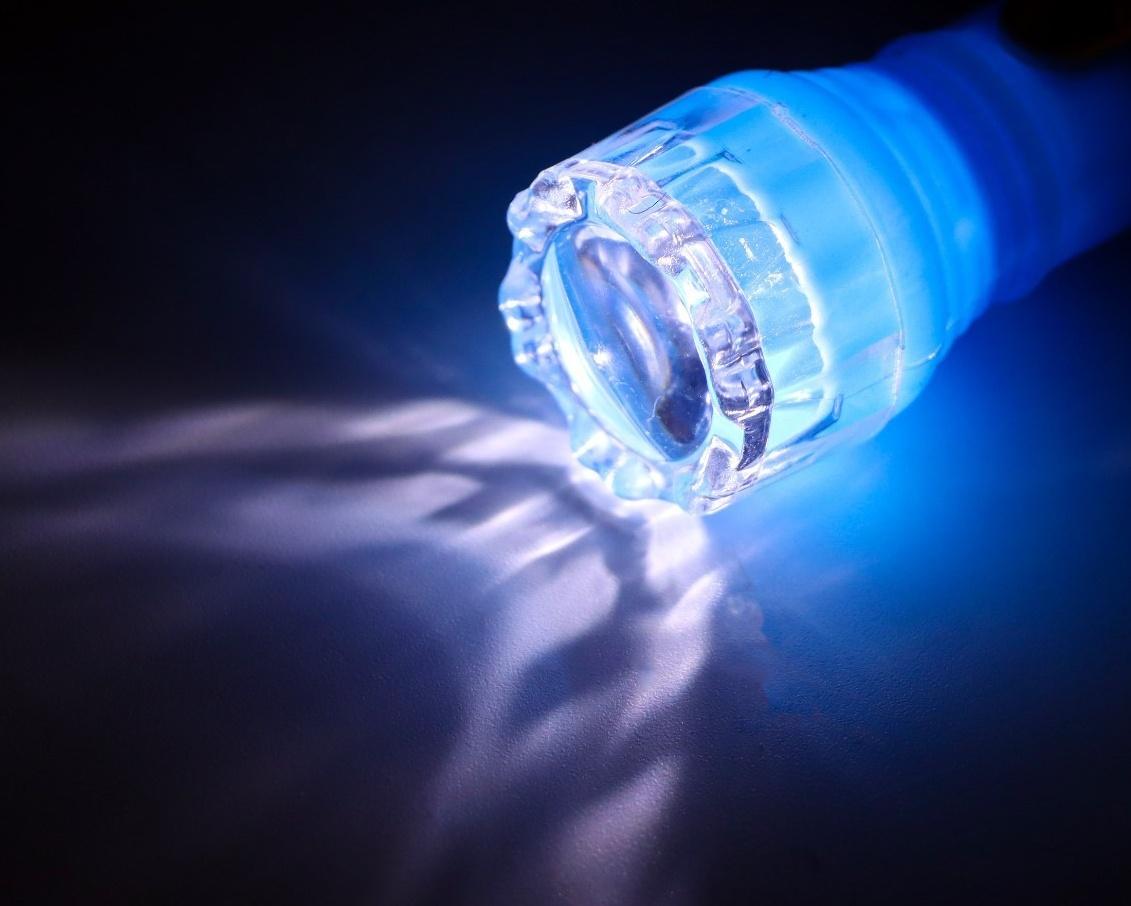 Фонарь ручной, AG3, синий