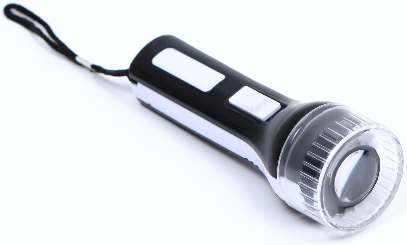 Фонарь ручной, AG3, черно-белый