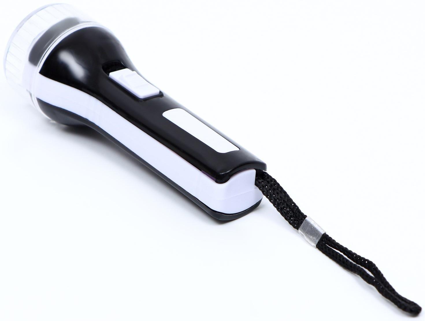 Фонарь ручной, AG3, черно-белый