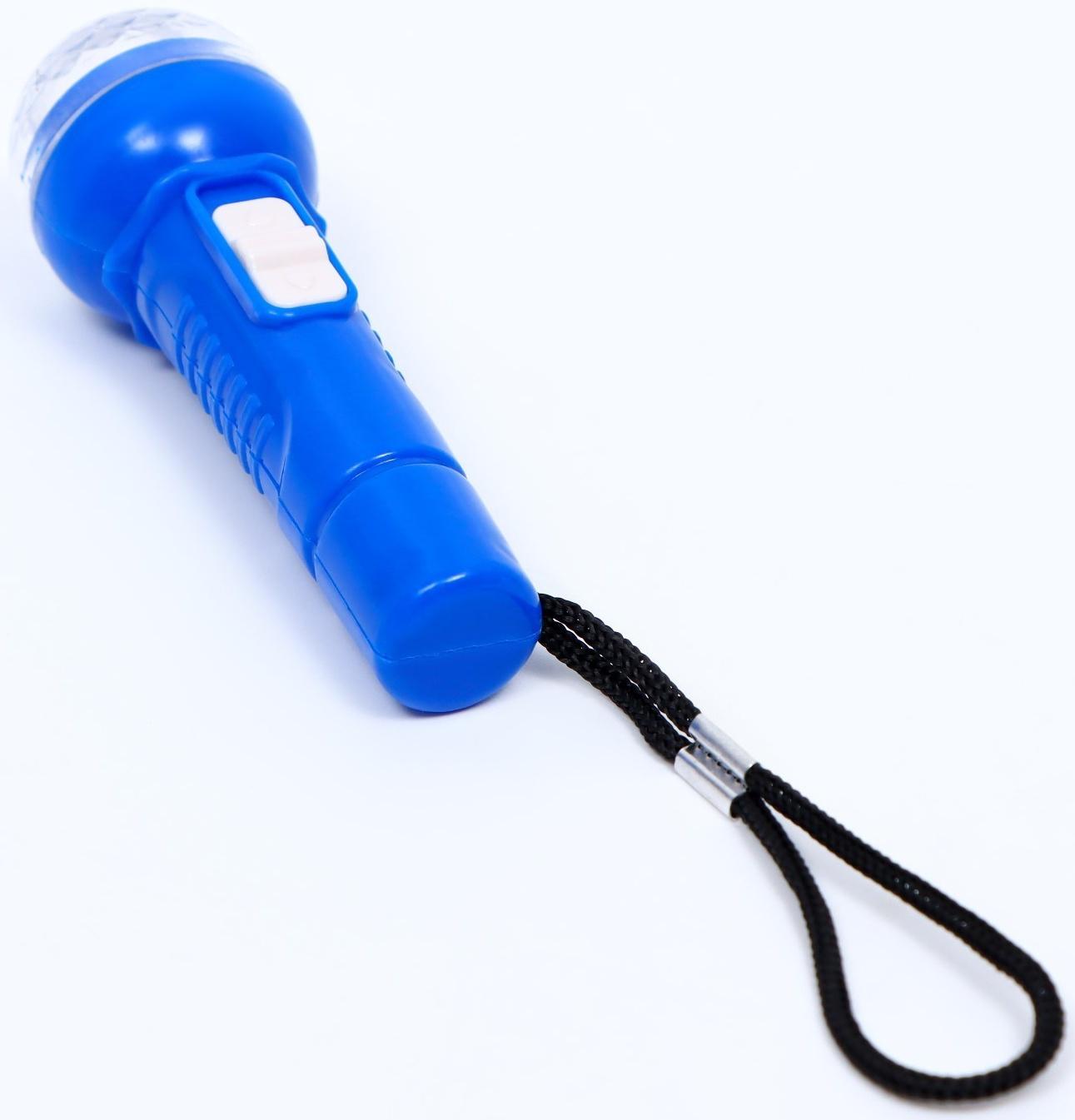 Фонарь ручной, AG3, синий