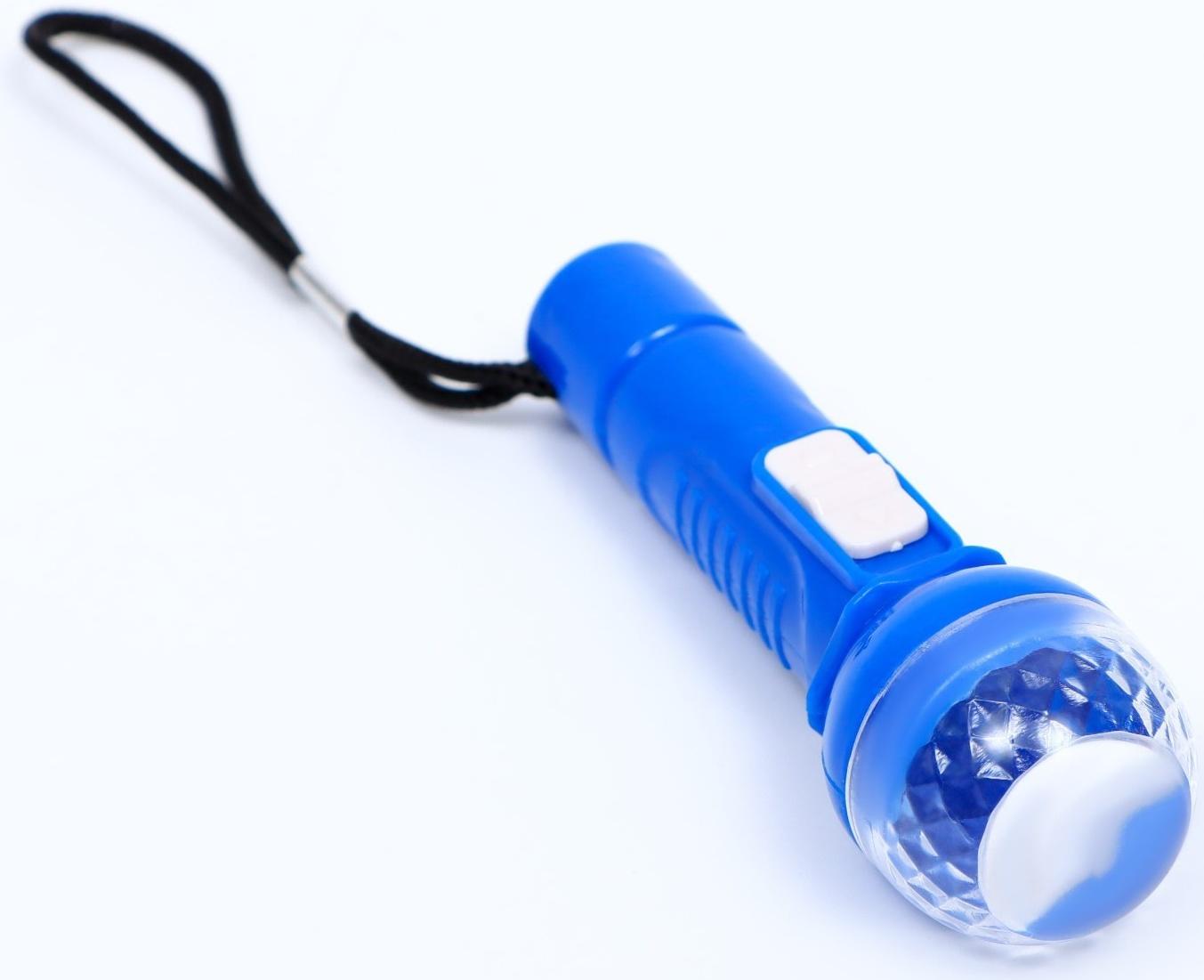 Фонарь ручной, AG3, синий