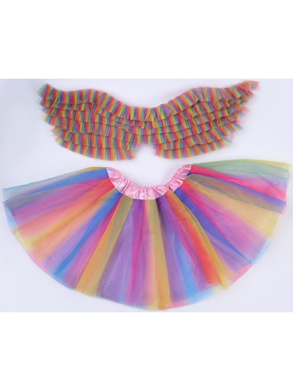 Карнавальный набор «Красотка», 5-7 лет: юбка с х/б подкладом, крылья