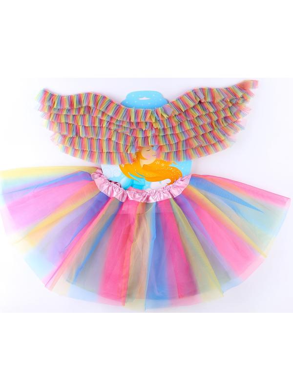 Карнавальный набор «Красотка», 5-7 лет: юбка с х/б подкладом, крылья