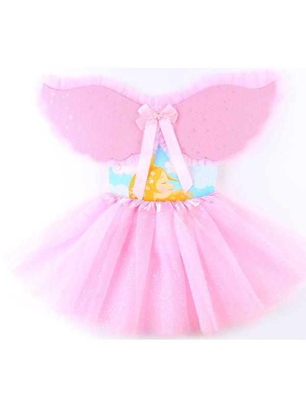 Карнавальный набор «Очаровашка», 5-7 лет: юбка с х/б подкладом, крылья