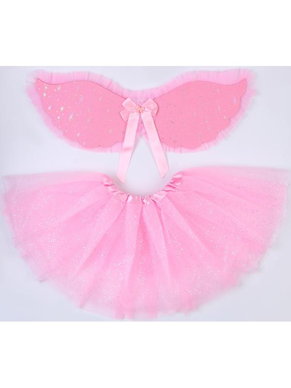 Карнавальный набор «Очаровашка», 5-7 лет: юбка с х/б подкладом, крылья