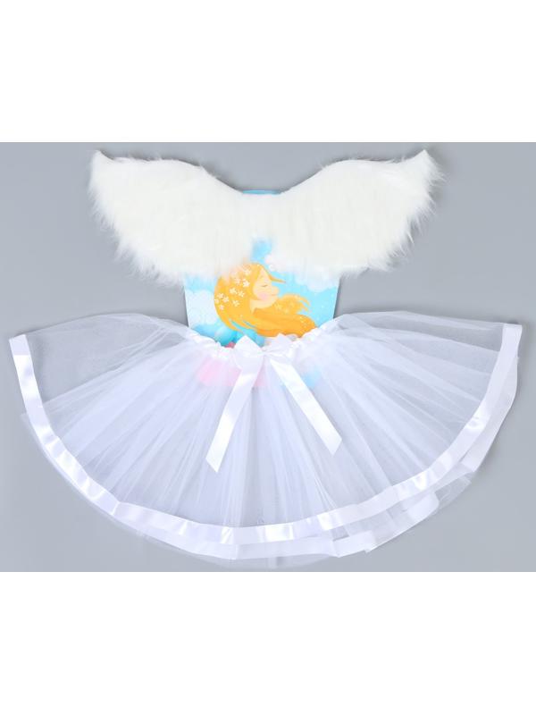 Карнавальный набор «Ангел», 5-7 лет: юбка с х/б подкладом, крылья