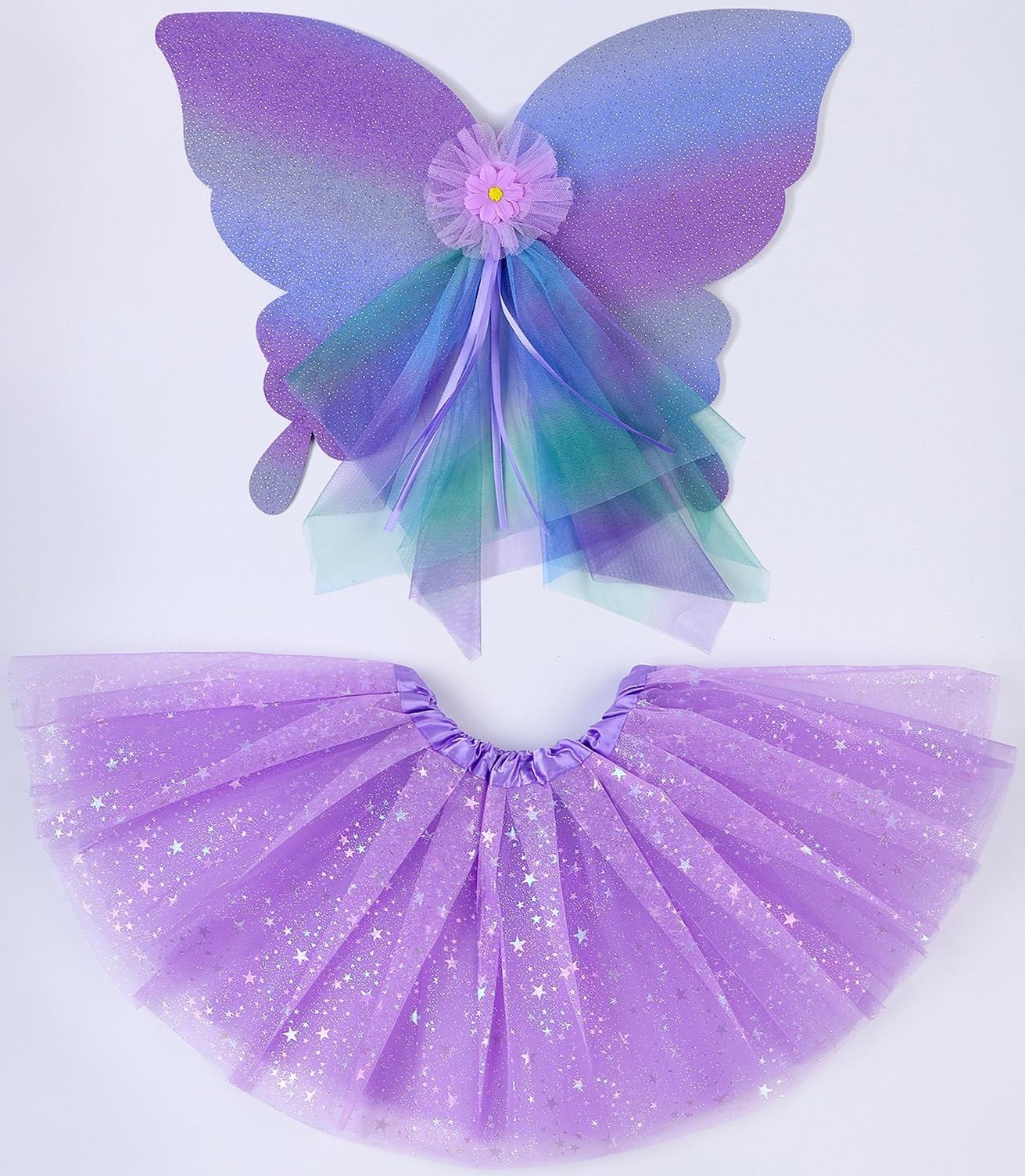 Карнавальный набор «Бабочка», 5-7 лет, сиреневый: юбка с х/б подкладом, крылья