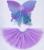 Карнавальный набор «Бабочка», 5-7 лет, сиреневый: юбка с х/б подкладом, крылья