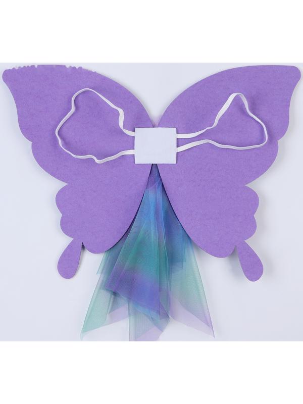 Карнавальный набор «Бабочка», 5-7 лет, сиреневый: юбка с х/б подкладом, крылья