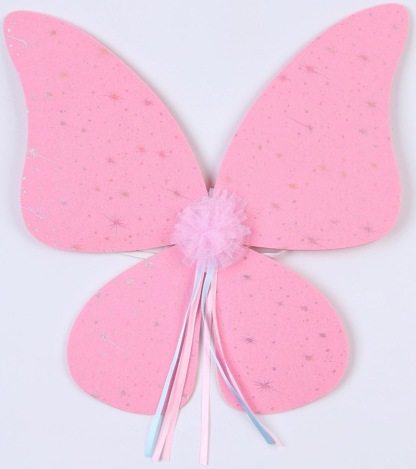 Карнавальный набор «Бабочка», 5-7 лет, розовый: юбка с х/б подкладом, крылья