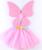 Карнавальный набор «Бабочка», 5-7 лет, розовый: юбка с х/б подкладом, крылья